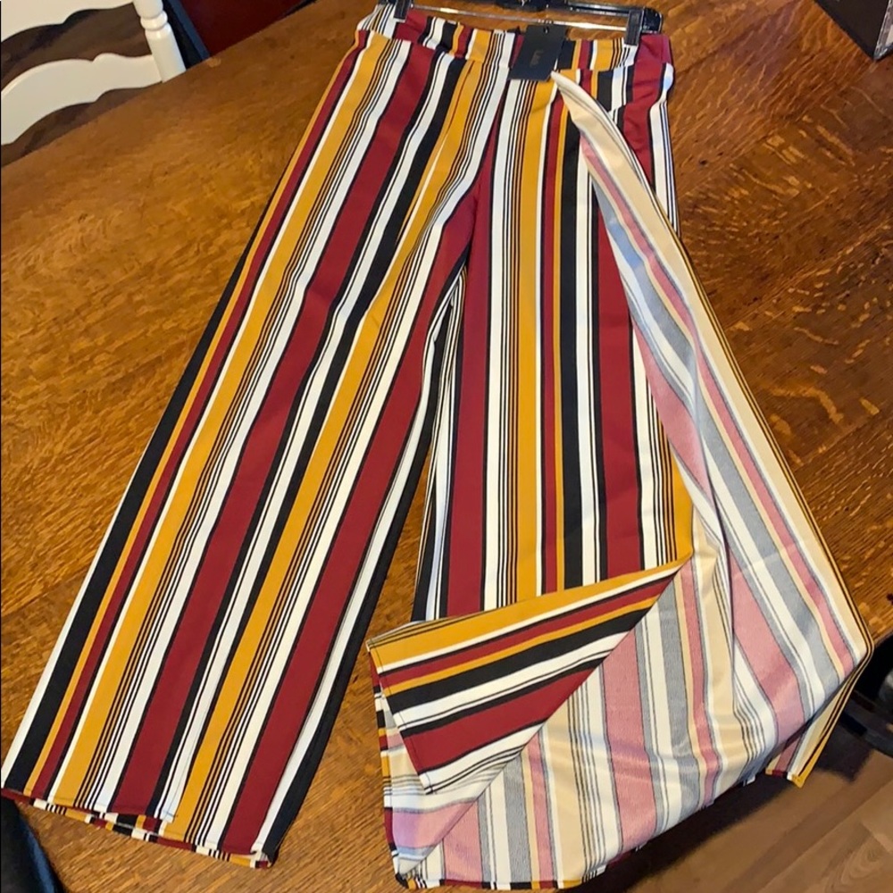 L&B striped Palazzo Pants